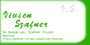 vivien szafner business card
